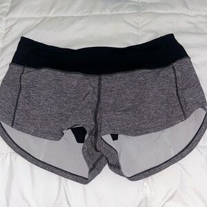 lululemon speed ups grey size 4